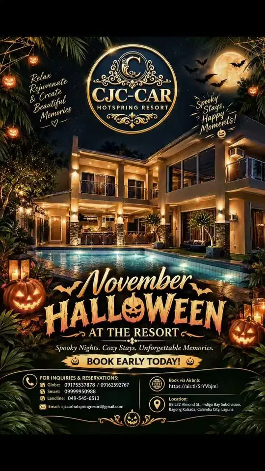 CJC-CAR Facebook post: November Halloween at the resort
