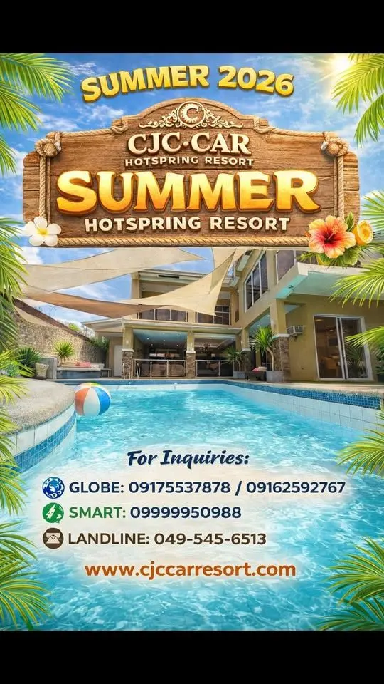 CJC-CAR Facebook post: Summer 2026 hotspring escape